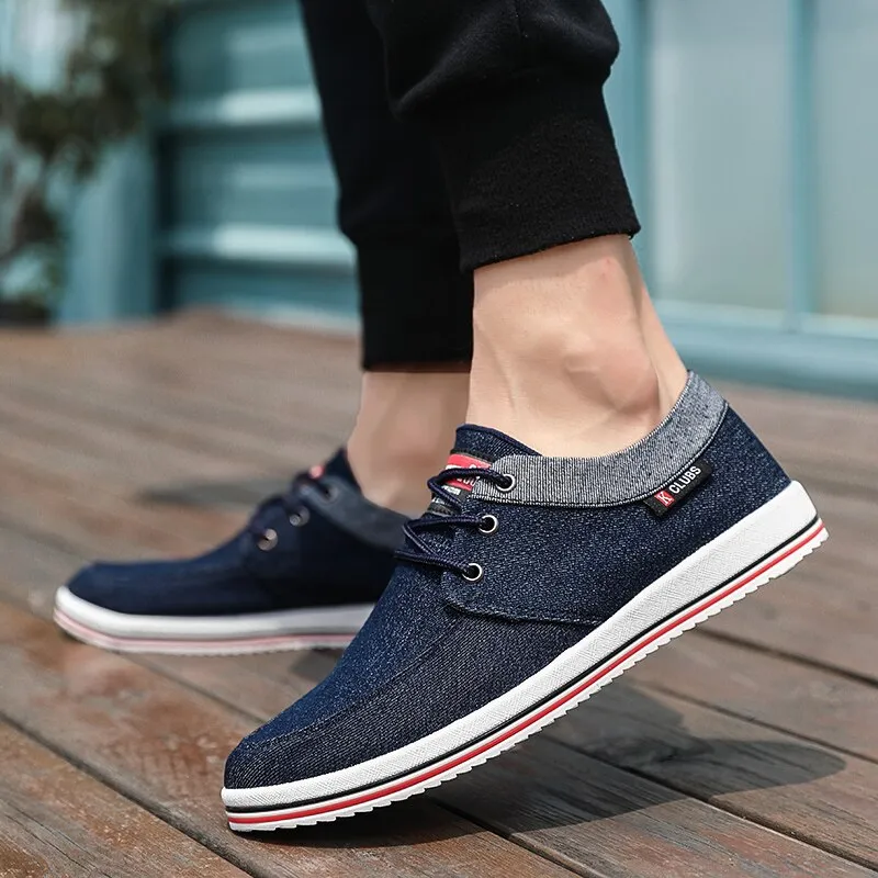 Men Casual Lace-up Canvas - Lazy Shoes  for Outdoor