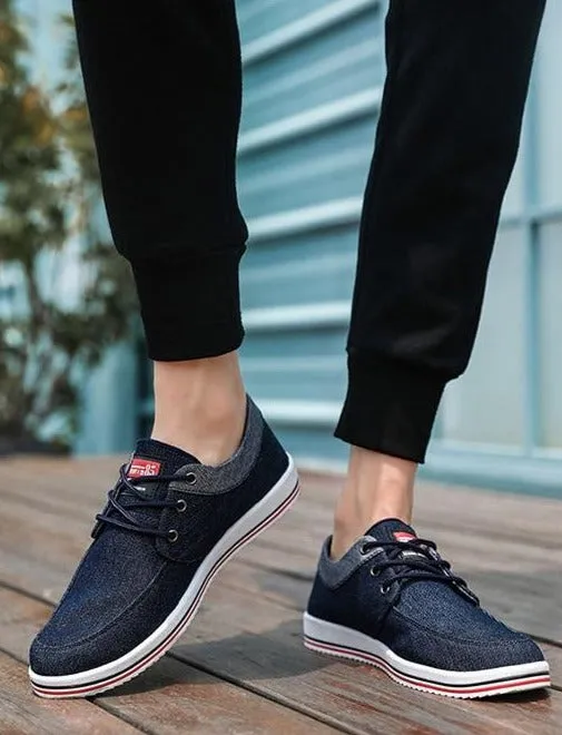 Men Casual Lace-up Canvas - Lazy Shoes  for Outdoor