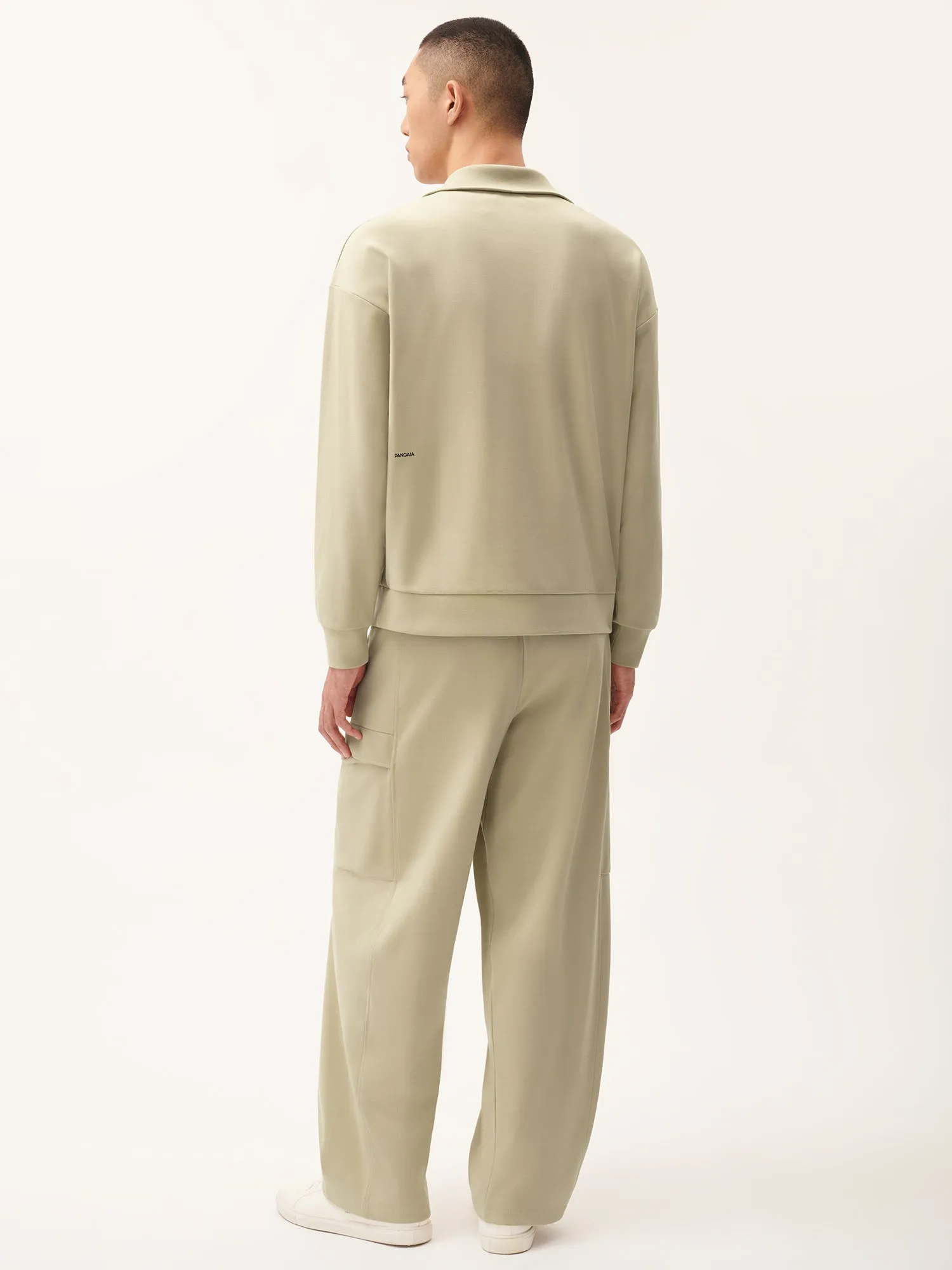 Mens DNA Double Jersey Cargo Trousers—maitake beige