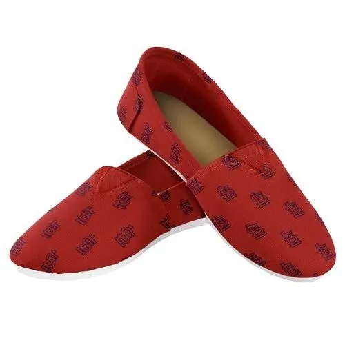 MLB St Louis Cardinals Womens Canvas Shoes