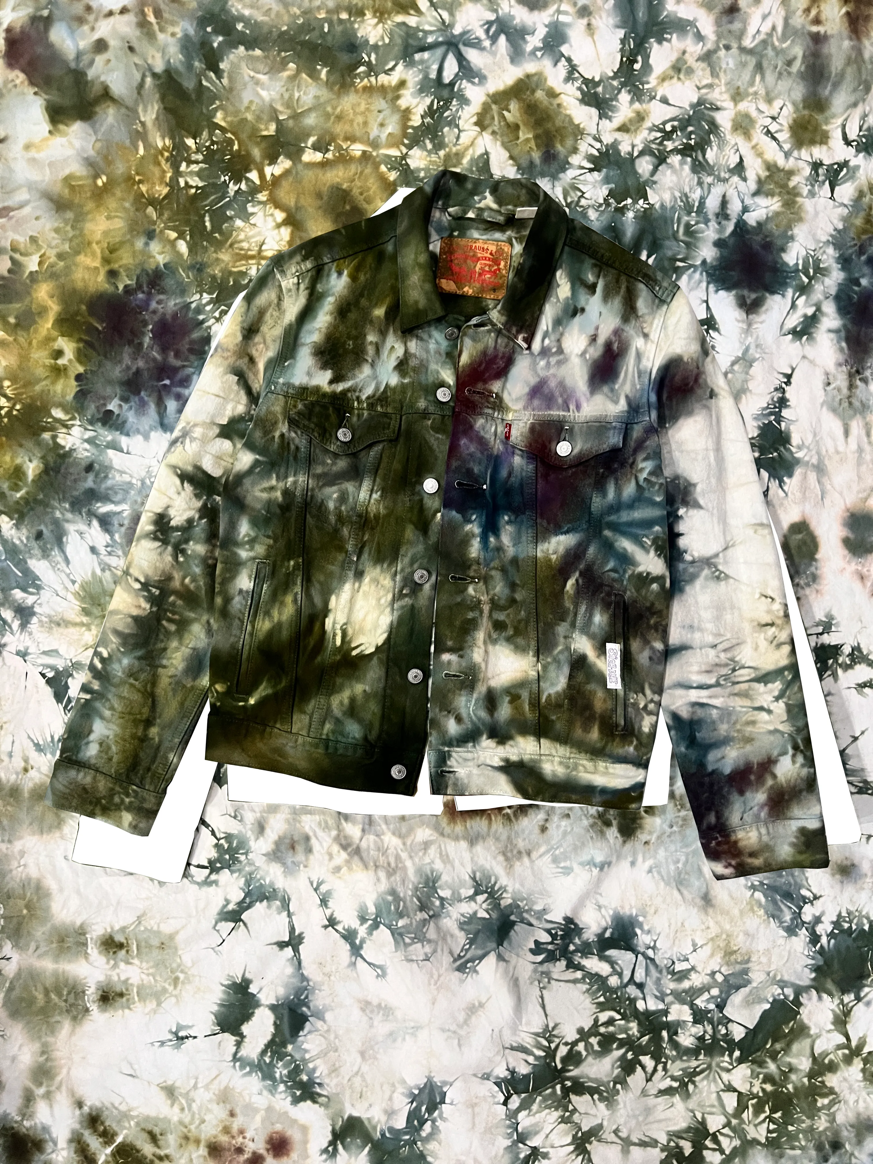 Moss   Sky Levi's Trucker Jacket (S)