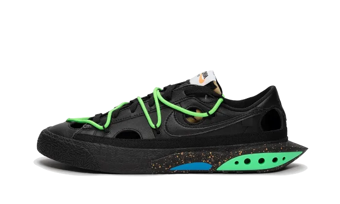 Nike Blazer Low Off-White Black Electro Green