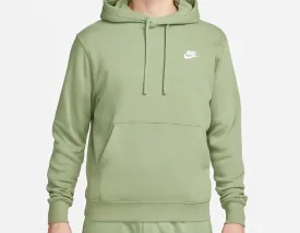 Nike Club Fleece Hoodie - Oil Green