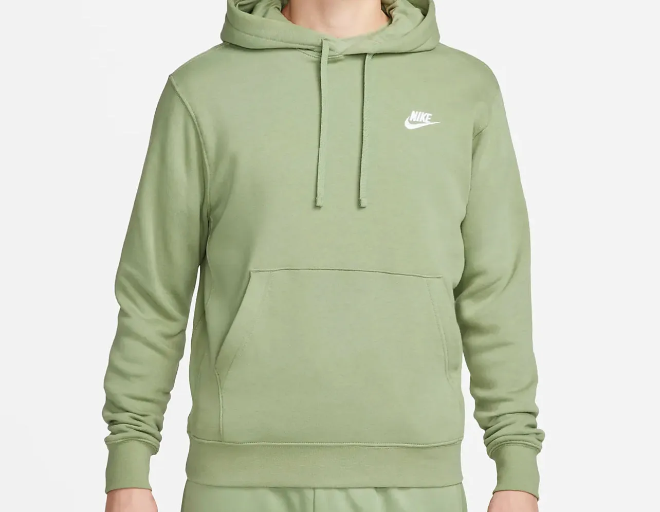 Nike Club Fleece Hoodie - Oil Green