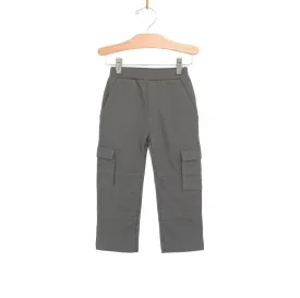 Pewter Brushed Fleece Cargo Pants