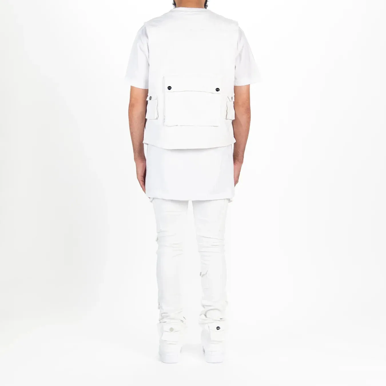 Pheelings "My Pleasure" Cargo Flare Stack Denim Jean