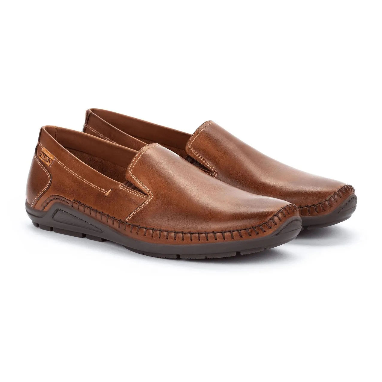 Pikolinos Azores 06H-5303 Mens Cuero Brown Leather Slip On Shoes