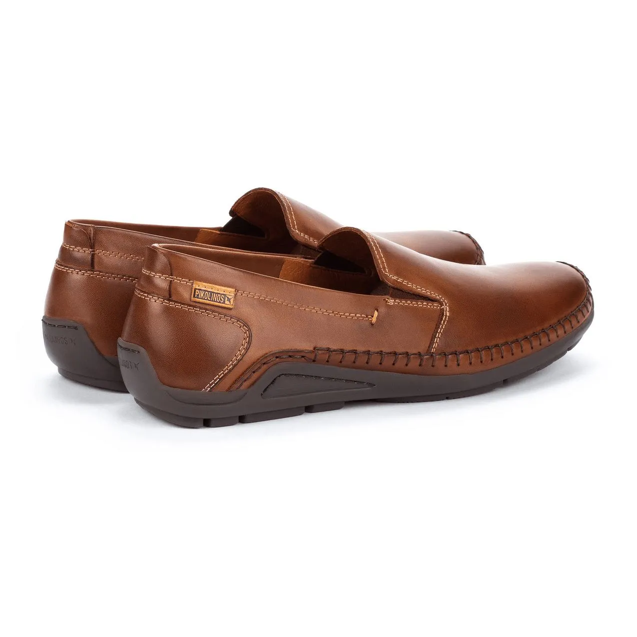 Pikolinos Azores 06H-5303 Mens Cuero Brown Leather Slip On Shoes