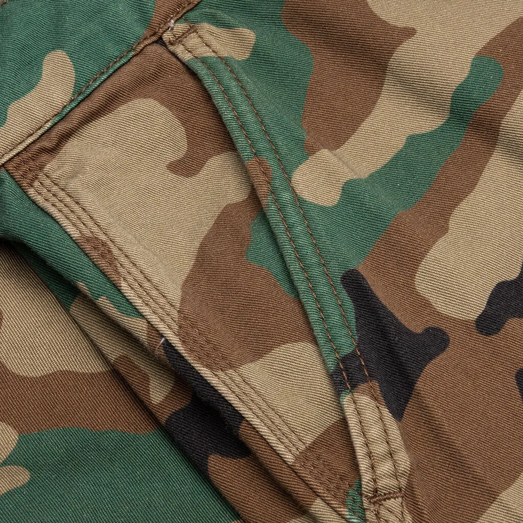 Purple Brand P013 Camo With Knee Embroidery Cargo Pant
