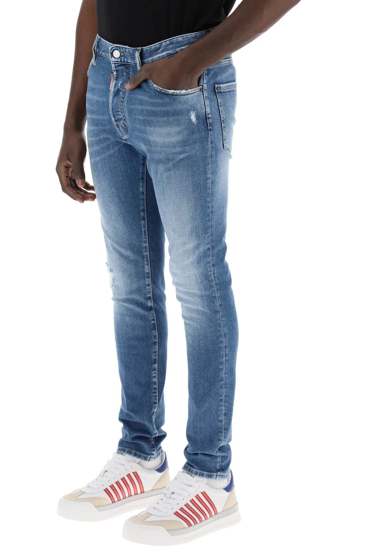 "medium preppy wash cool guy jeans for