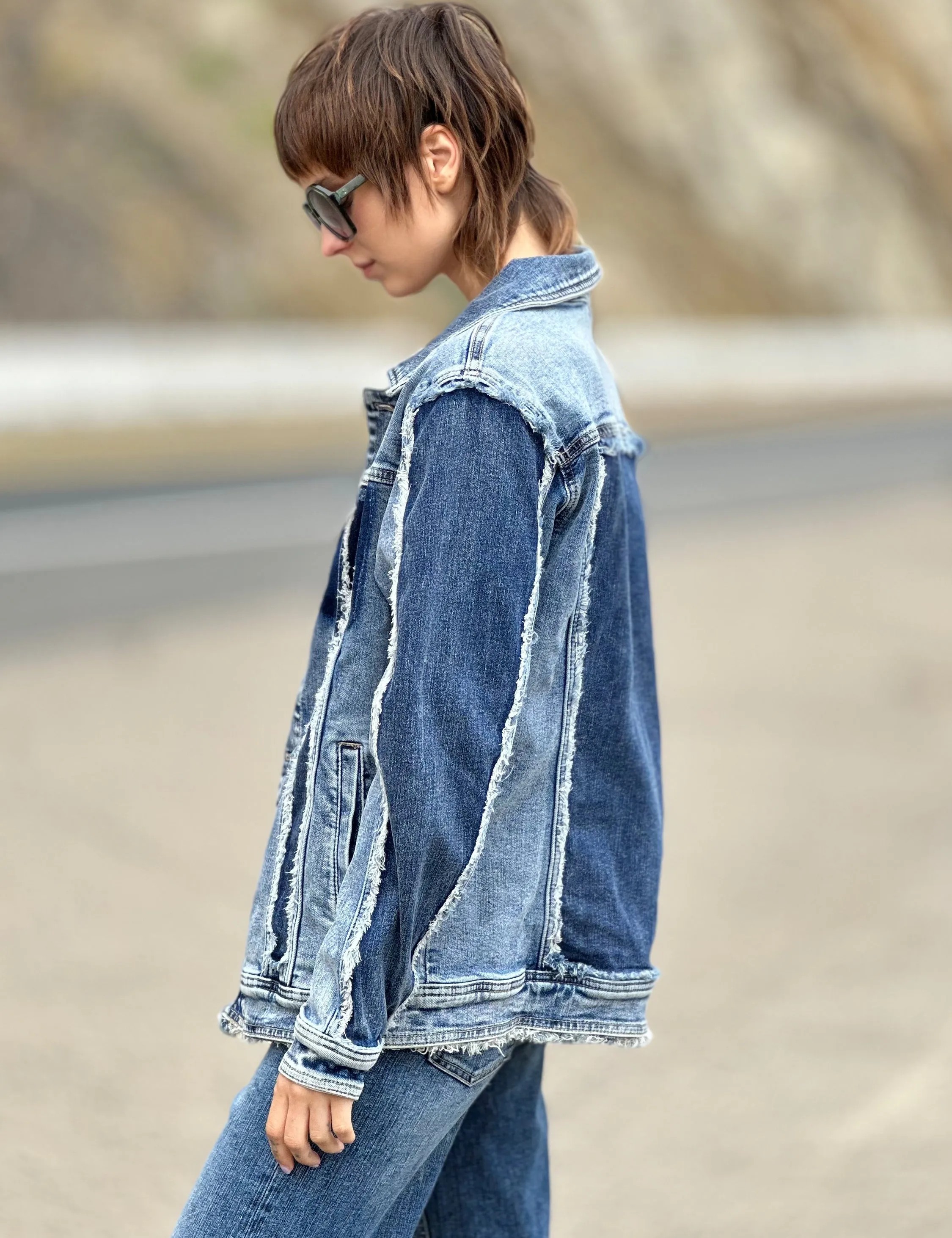Raw Utility Denim Jacket