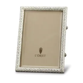 Rectangular Pave Frame - Platinum