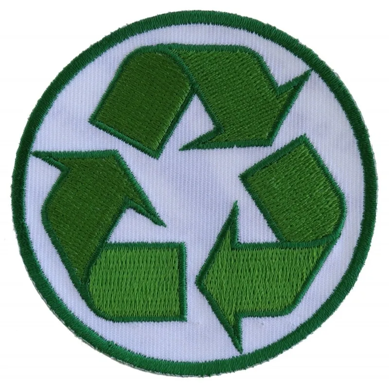 Recycle Sign Novelty Iron on Patch