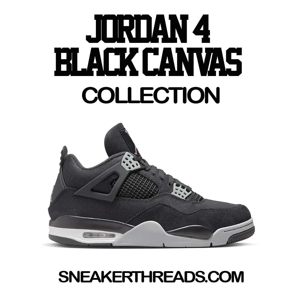 Retro 4 Black Canvas Clean Pair Shirt