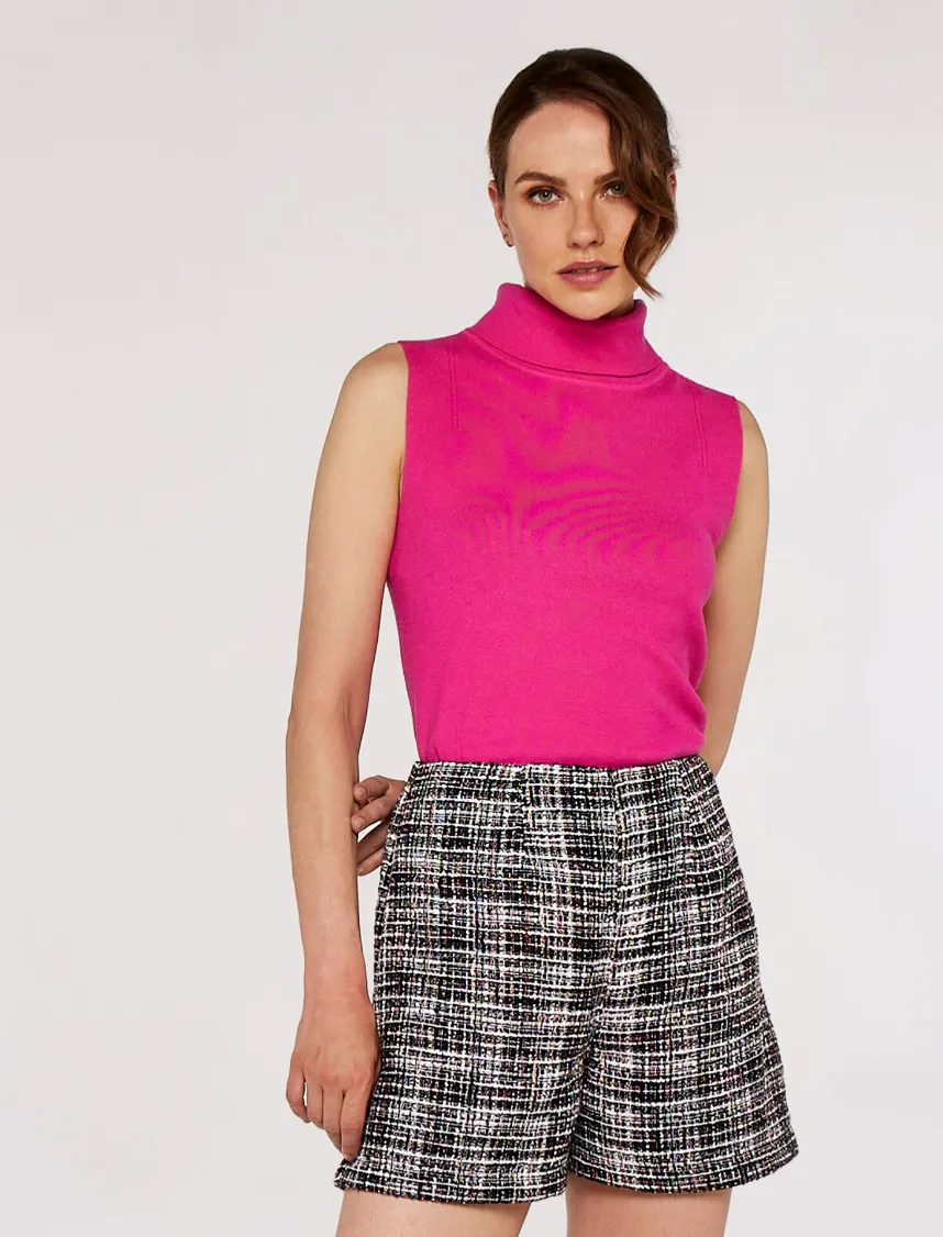 Sleeveless Knit Turtleneck-FINAL SALE