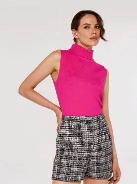 Sleeveless Knit Turtleneck-FINAL SALE