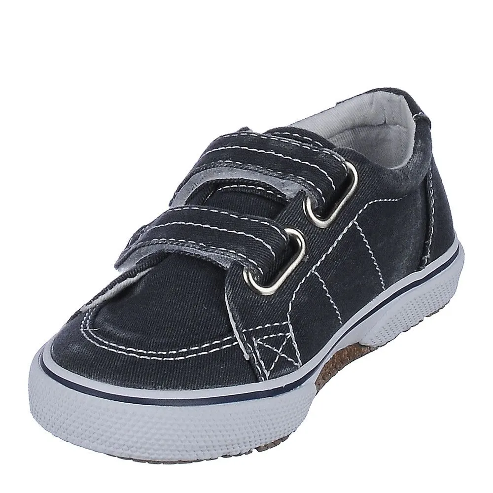 Sperry Toddler Boys Halyard H&L Velcro Boat Shoes Navy