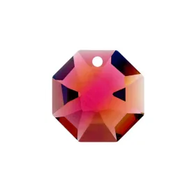 Swarovski Strass Crystal 14mm Red Magma Octagon Lily Prism One Hole