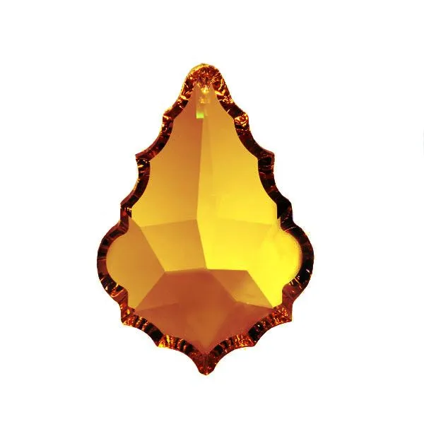 Swarovski Strass Crystal 1.5 inches Topaz French Pendeloque Prism