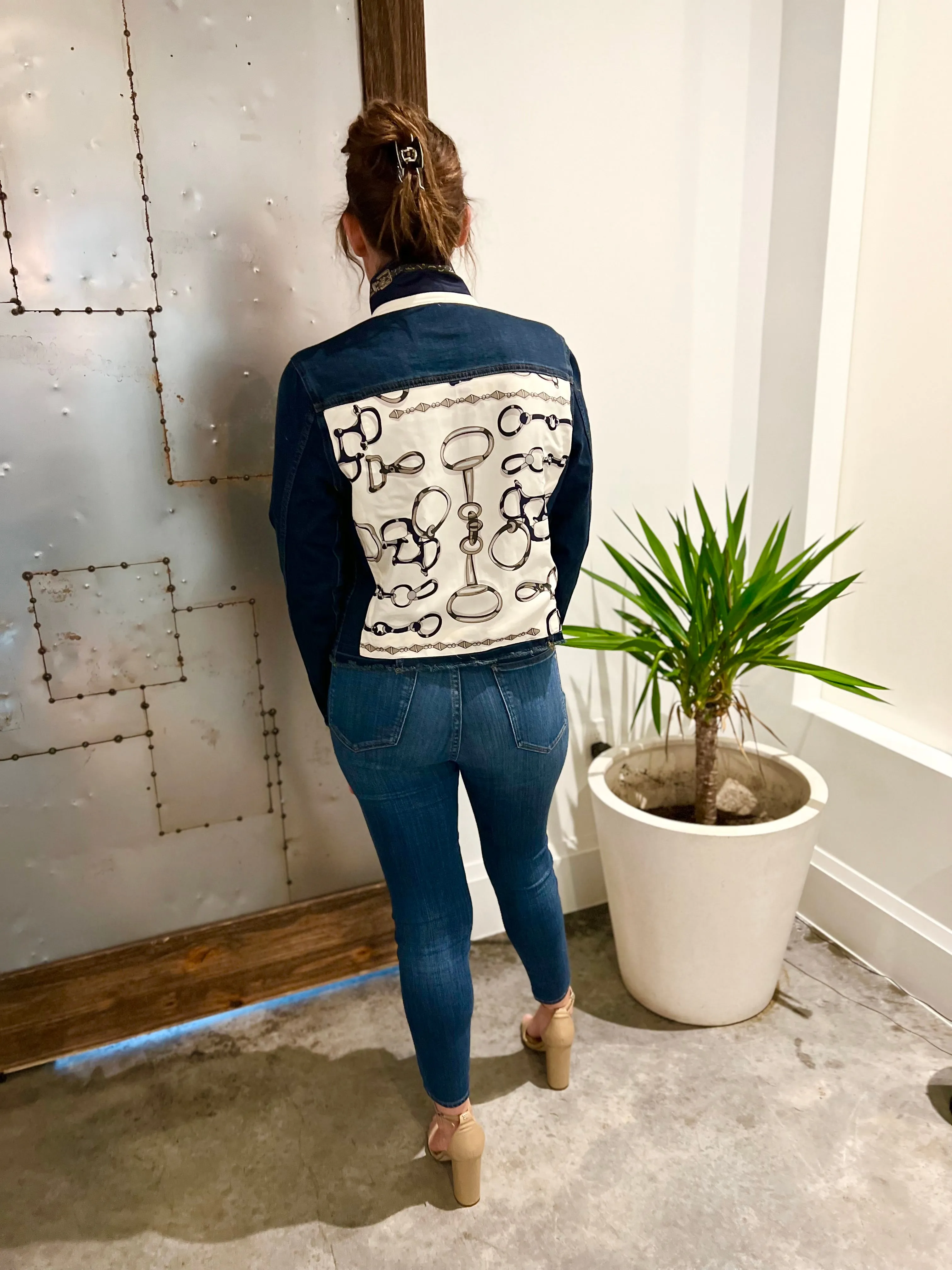 The Dark Denim Jacket / Navy Bit