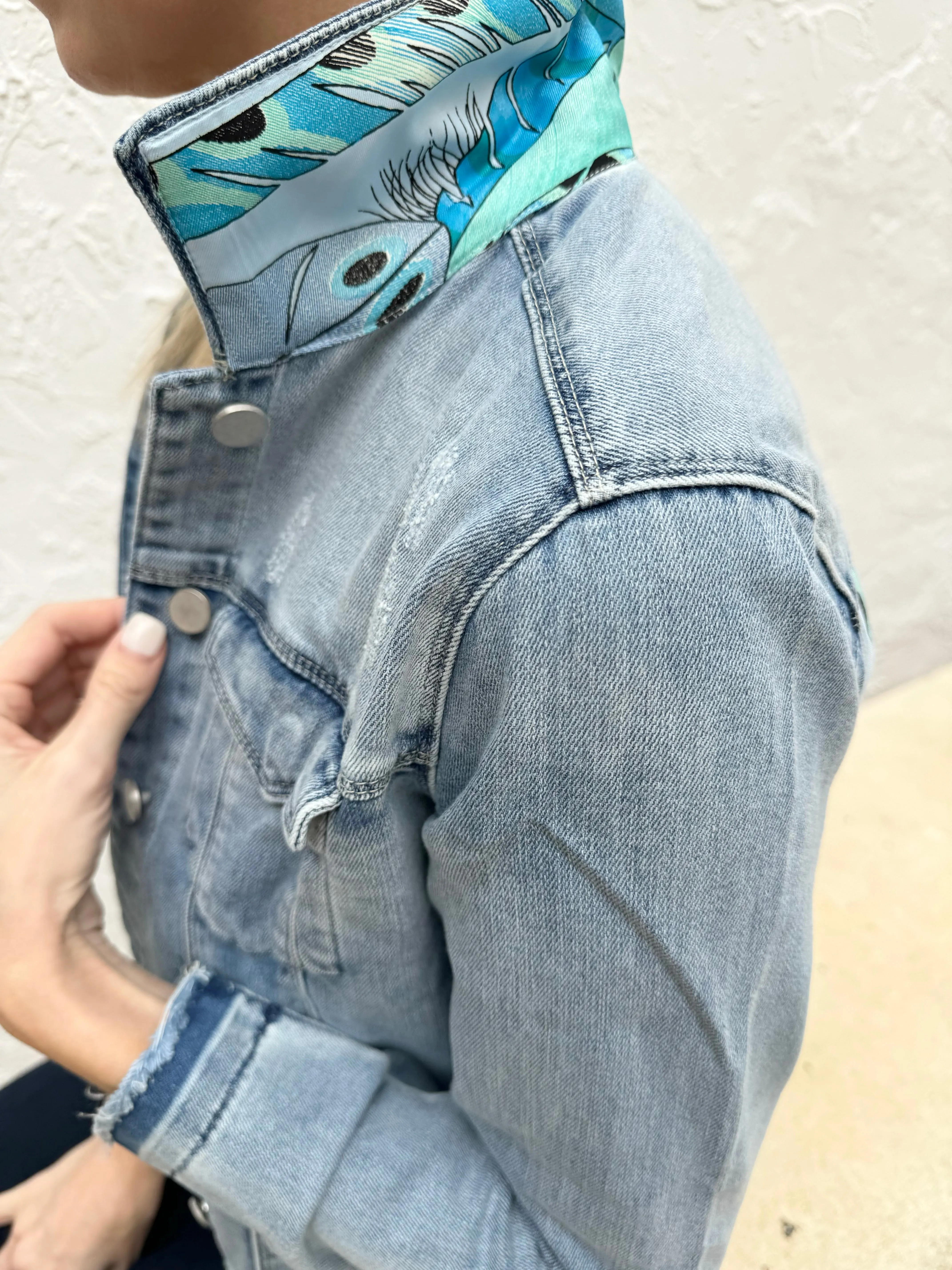 The Light Denim Jacket / Sky Blue