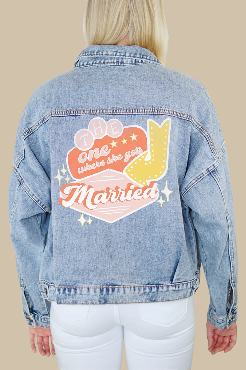 The One Where She Gets Married Denim Jacket