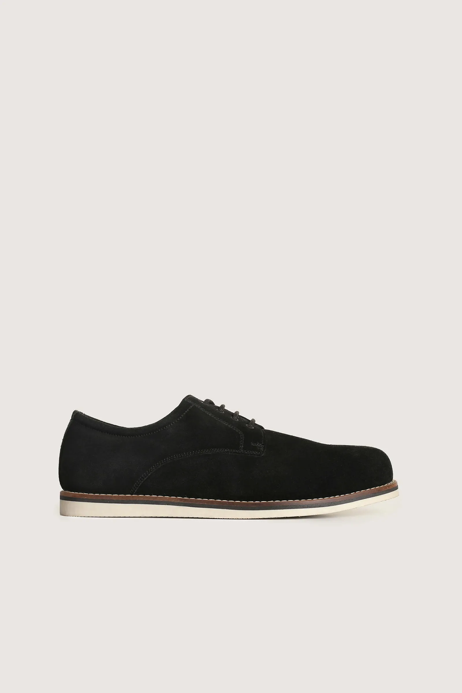 Tie Lace-Up Suede Leather Shoes