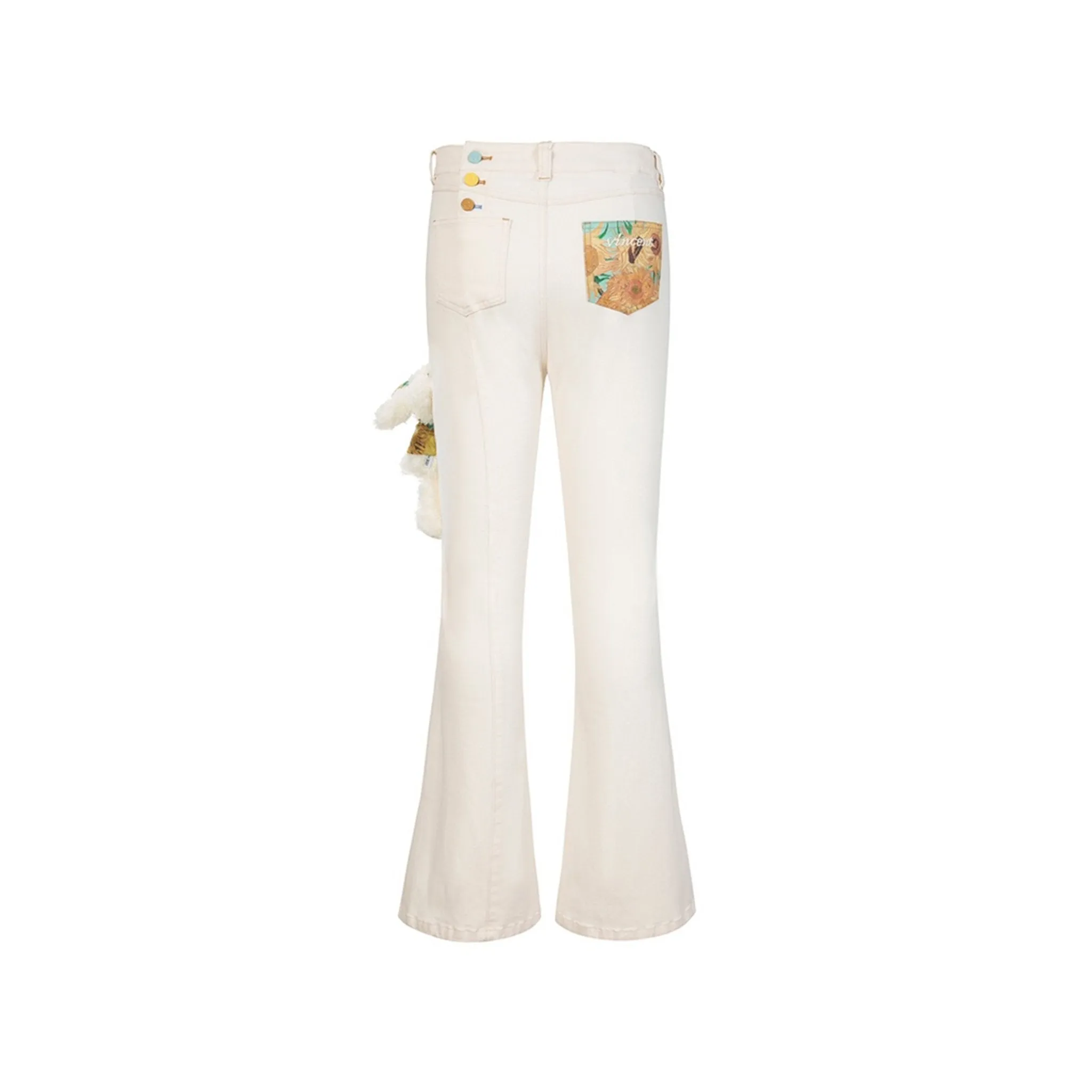 Van Gogh Masterpiece Jeans Whisper in White