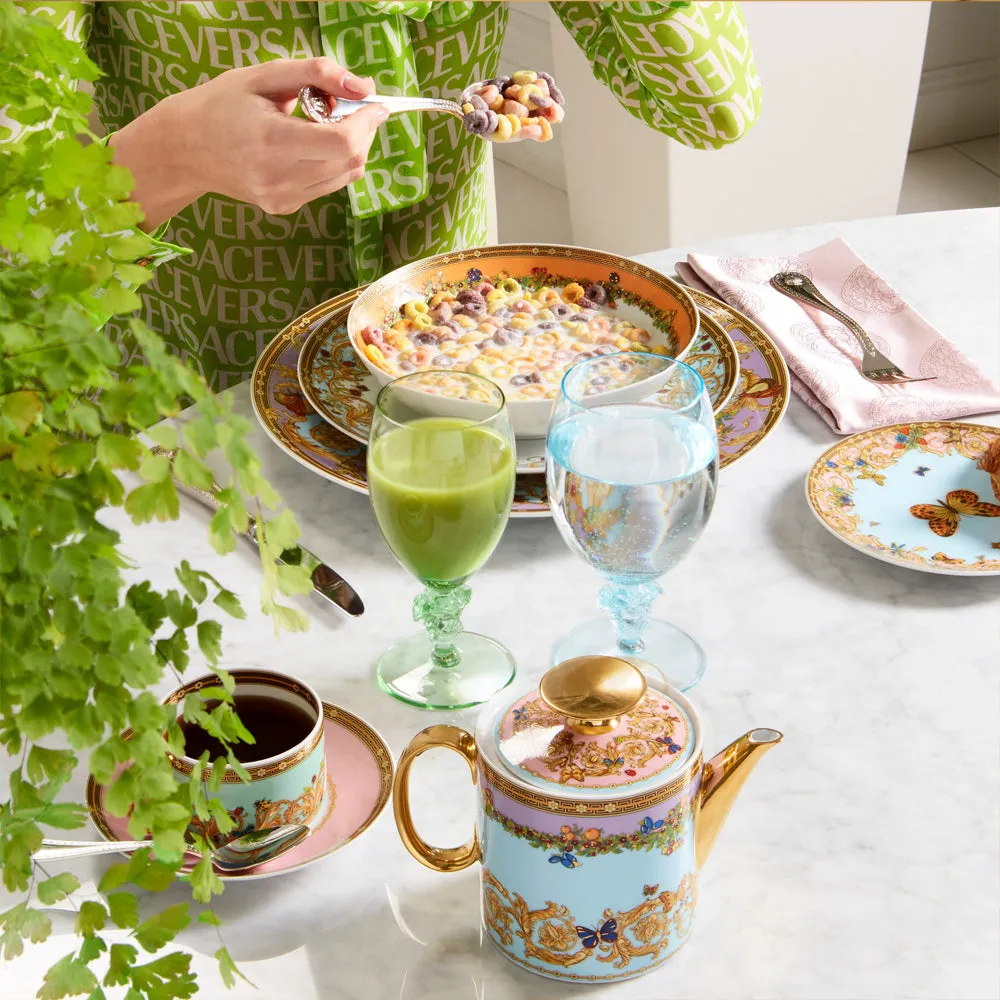 Versace 摩登凡賽斯花園咖啡杯組 點心盤-2入