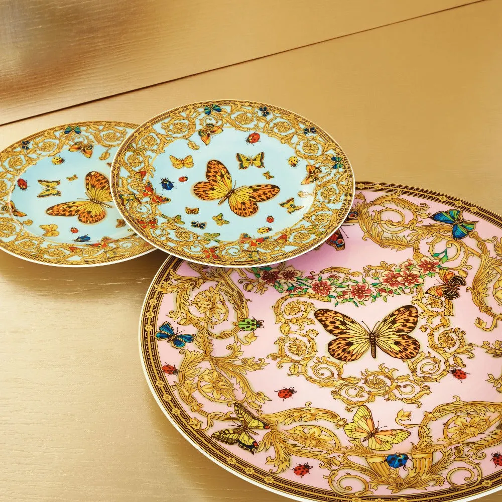 Versace 摩登凡賽斯花園咖啡杯組 點心盤-2入