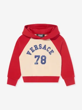 Versace Baby Boys 78 Logo Hoodie in Red
