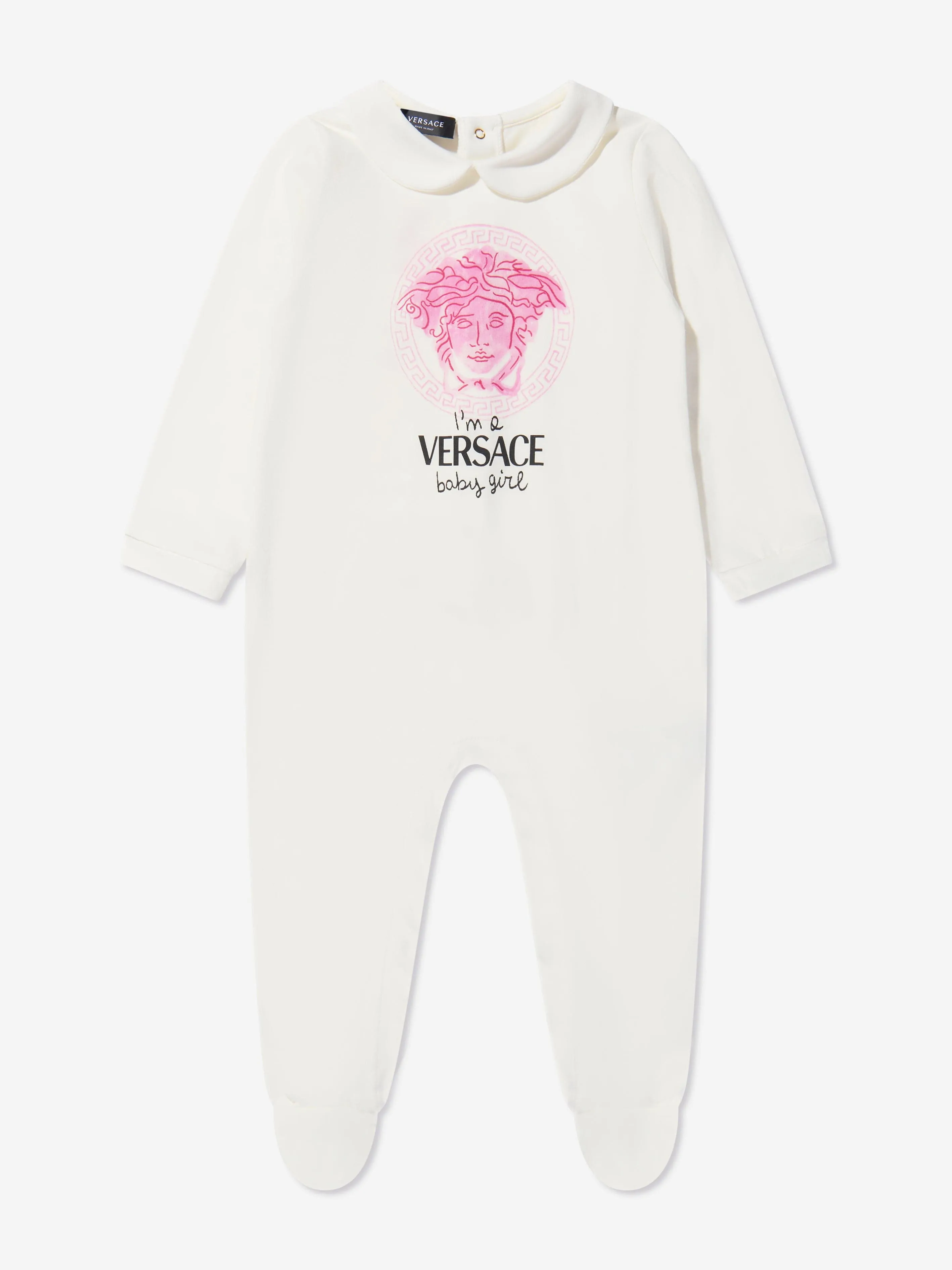 Versace Baby Girls Medusa Babygrow