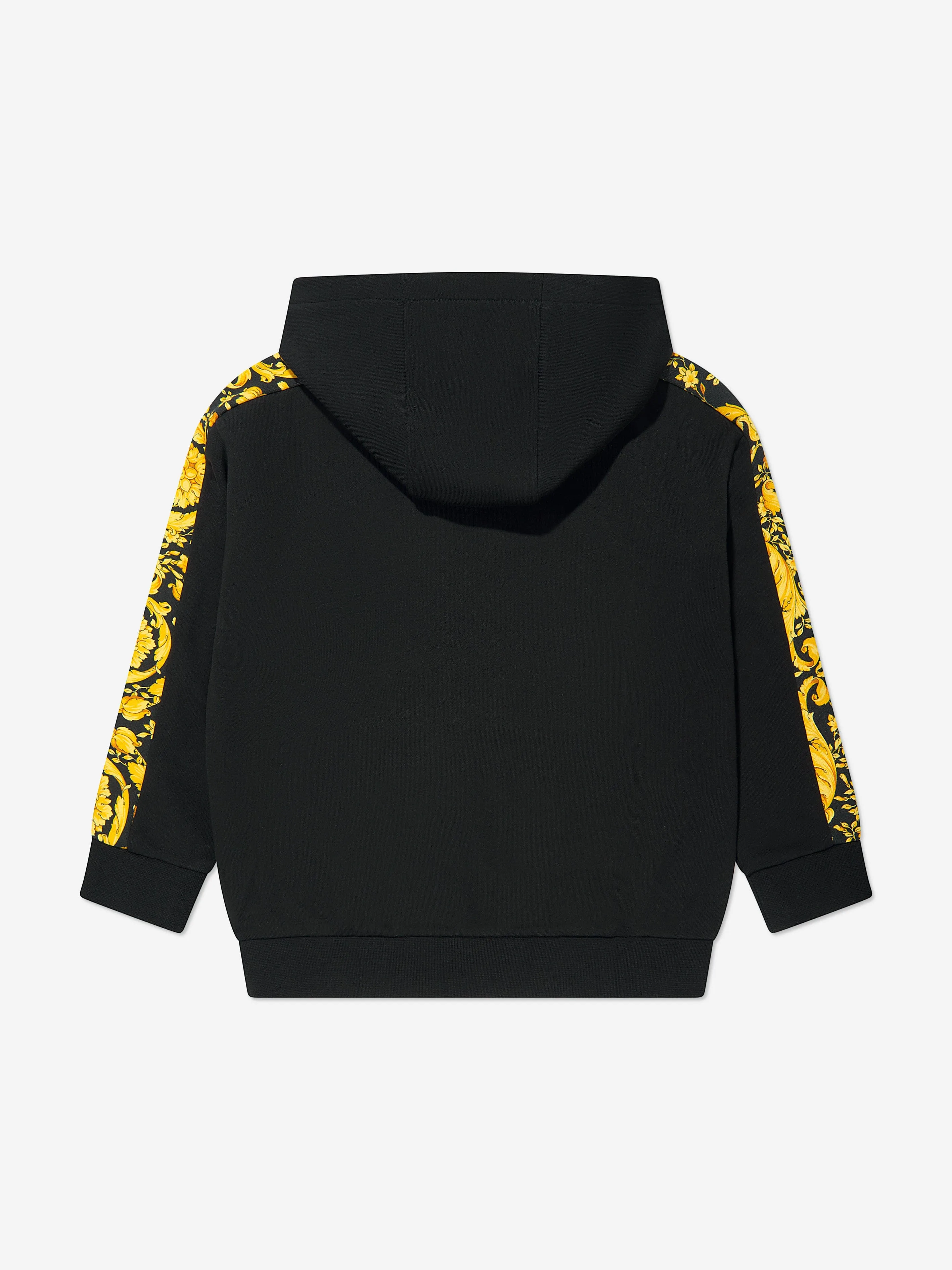 Versace Boys Barocco Logo Hoodie in Black