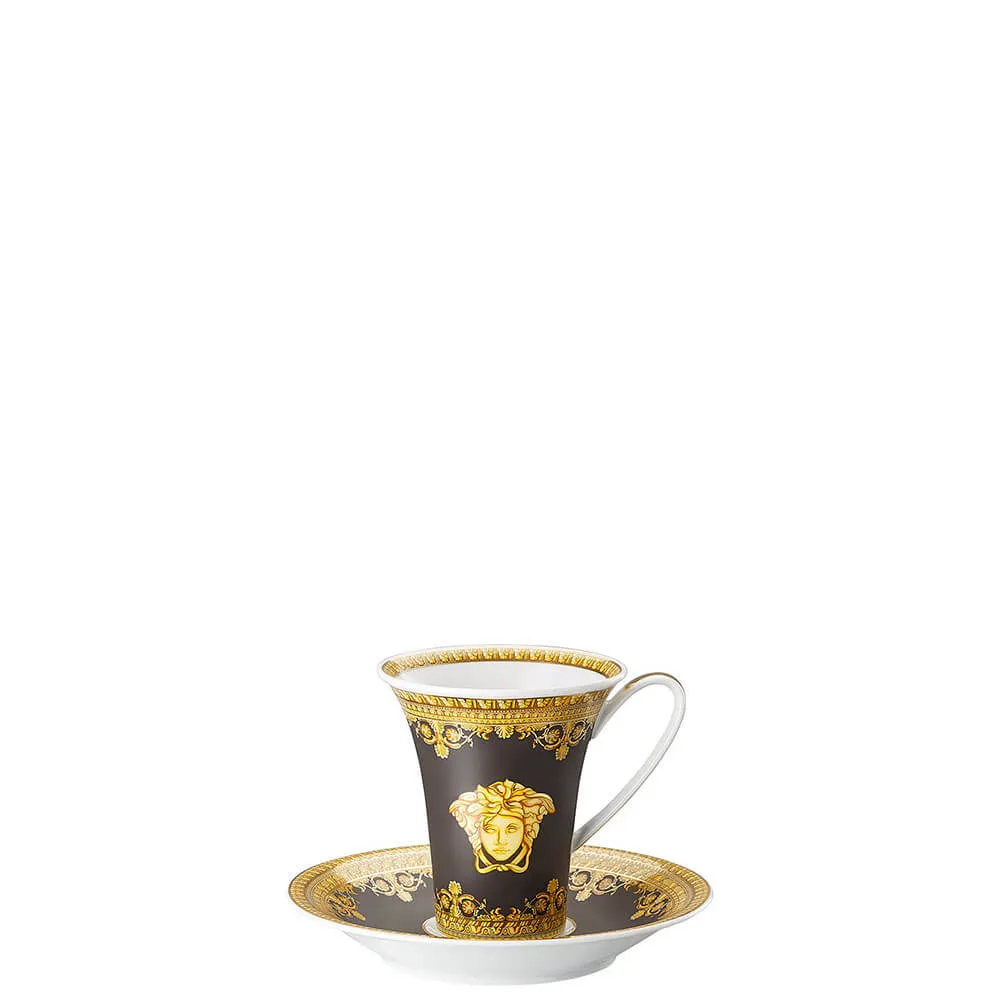 Versace meets Rosenthal I Love Baroque High coffee cup and saucer black