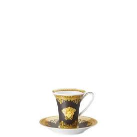 Versace meets Rosenthal I Love Baroque High coffee cup and saucer black