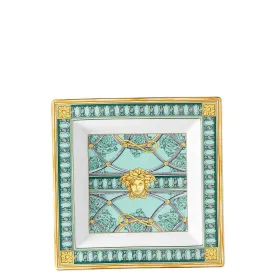 Versace meets Rosenthal La scala del Palazzo Dish 22x22 cm. green