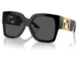 Versace Runway Rectangle Sunglasses Black