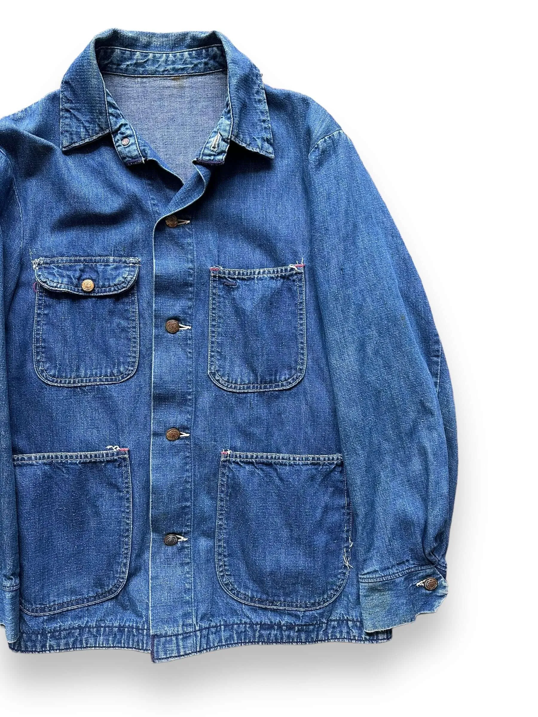 Vintage Blue Bell Denim Chore Coat SZ SM | Vintage Denim Chore Coat