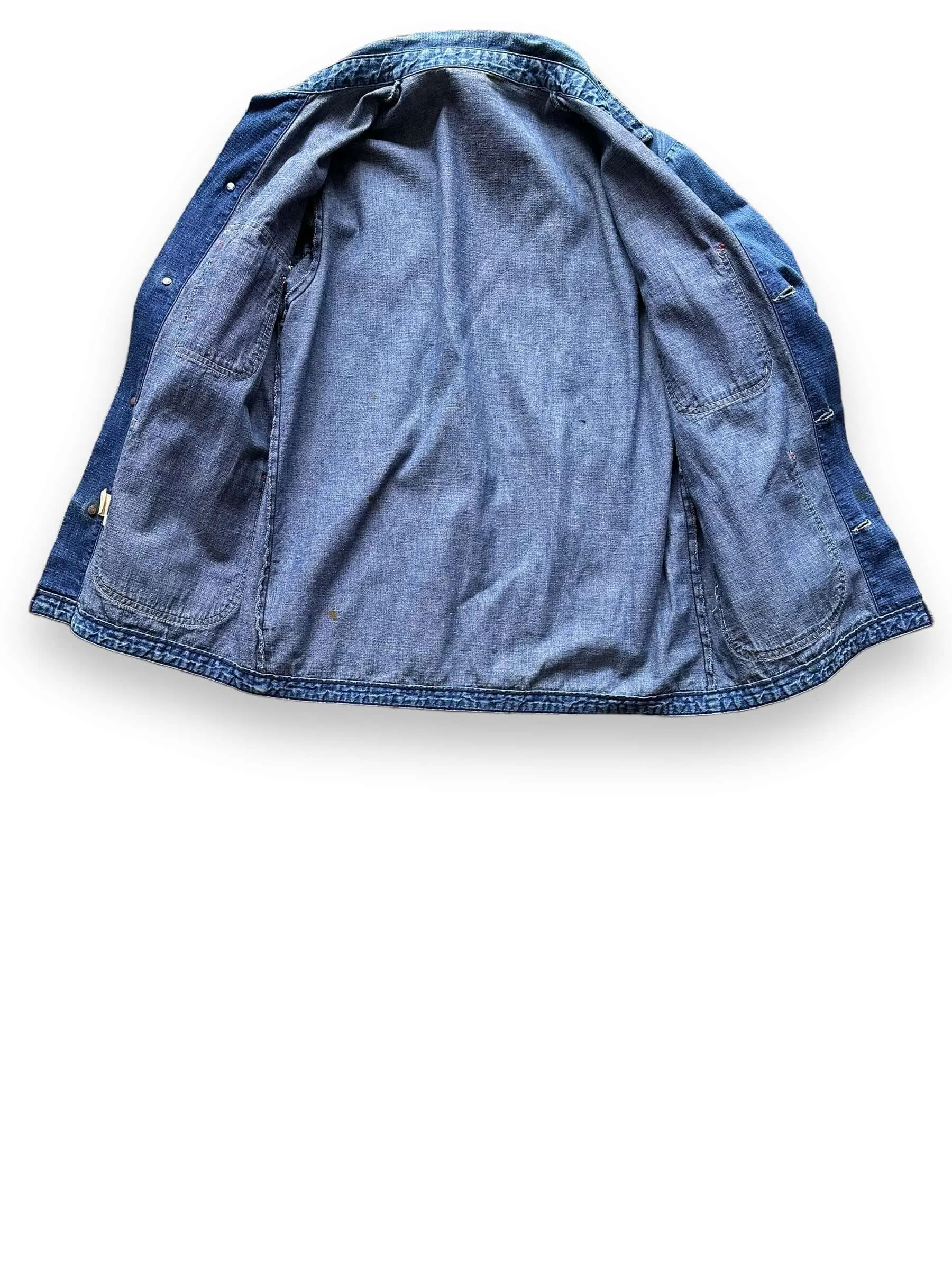Vintage Blue Bell Denim Chore Coat SZ SM | Vintage Denim Chore Coat