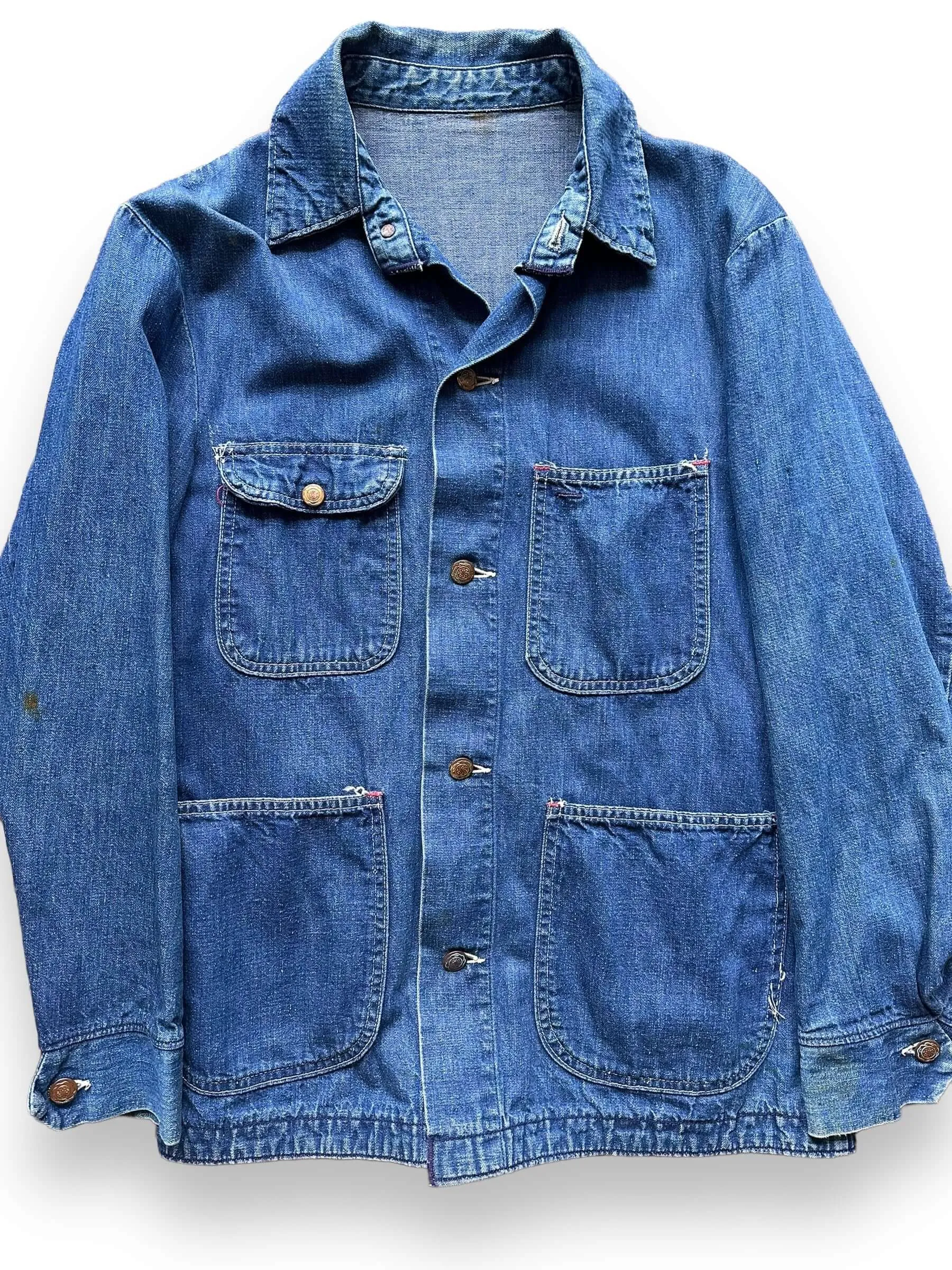 Vintage Blue Bell Denim Chore Coat SZ SM | Vintage Denim Chore Coat