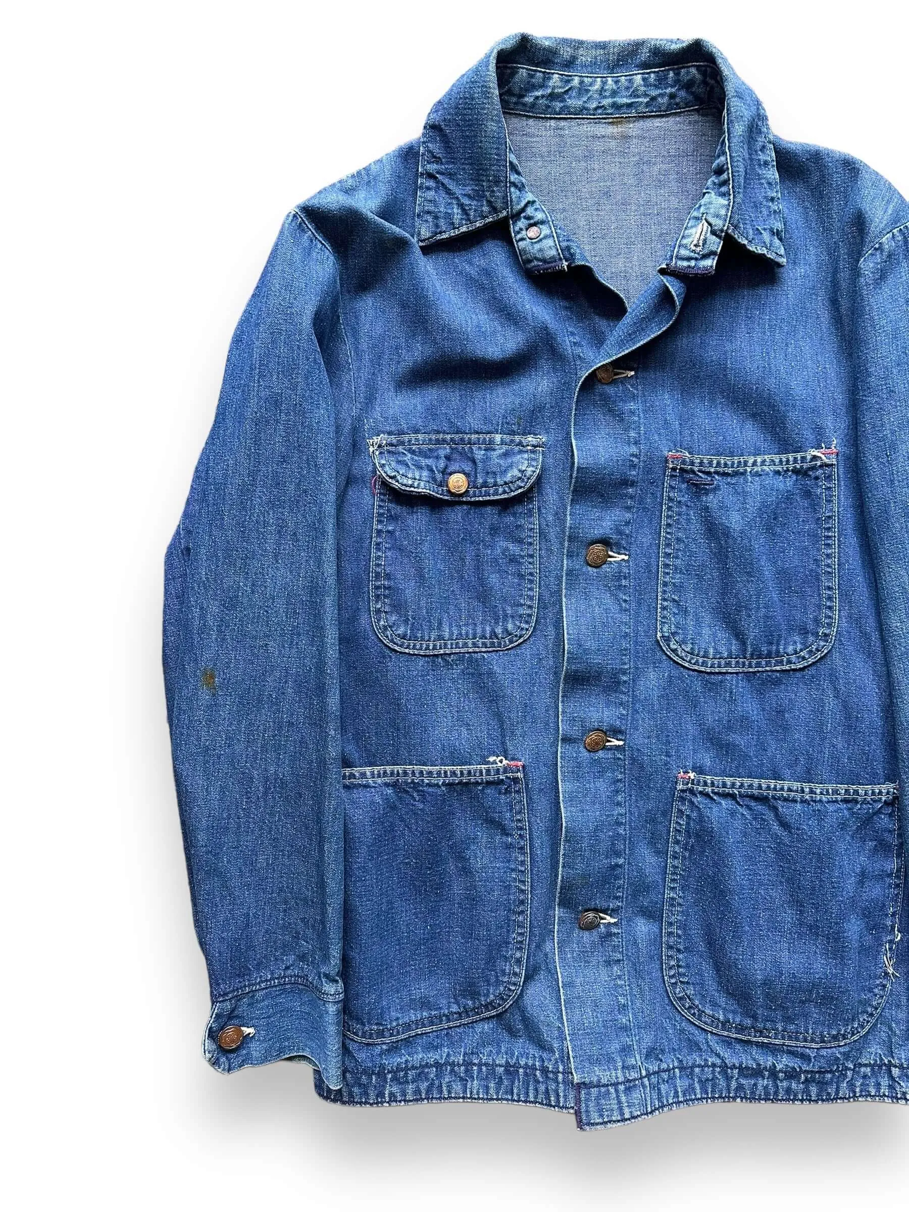 Vintage Blue Bell Denim Chore Coat SZ SM | Vintage Denim Chore Coat