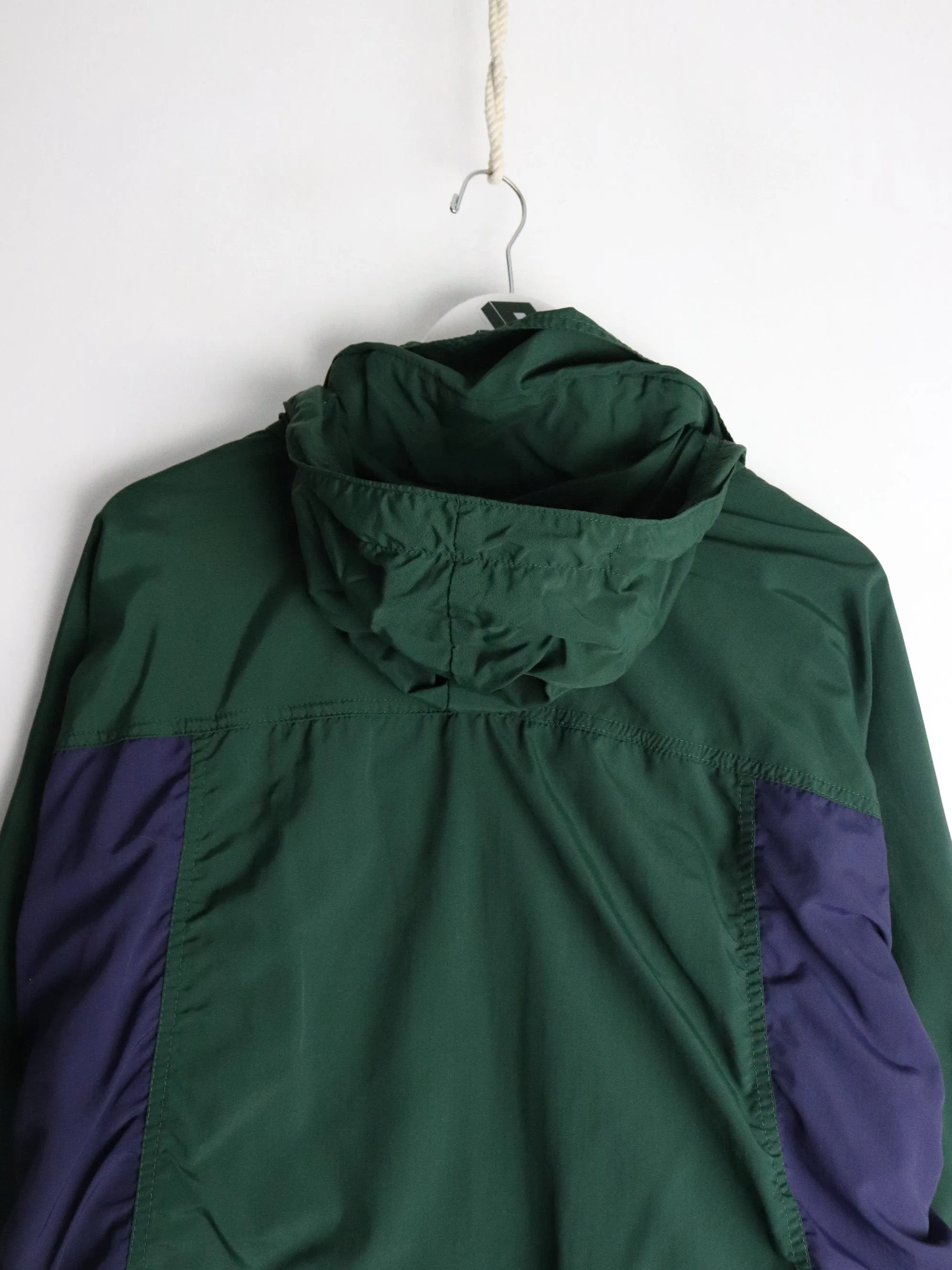 Vintage Sierra Designs Jacket Mens XL Green Outdoors Windbreaker