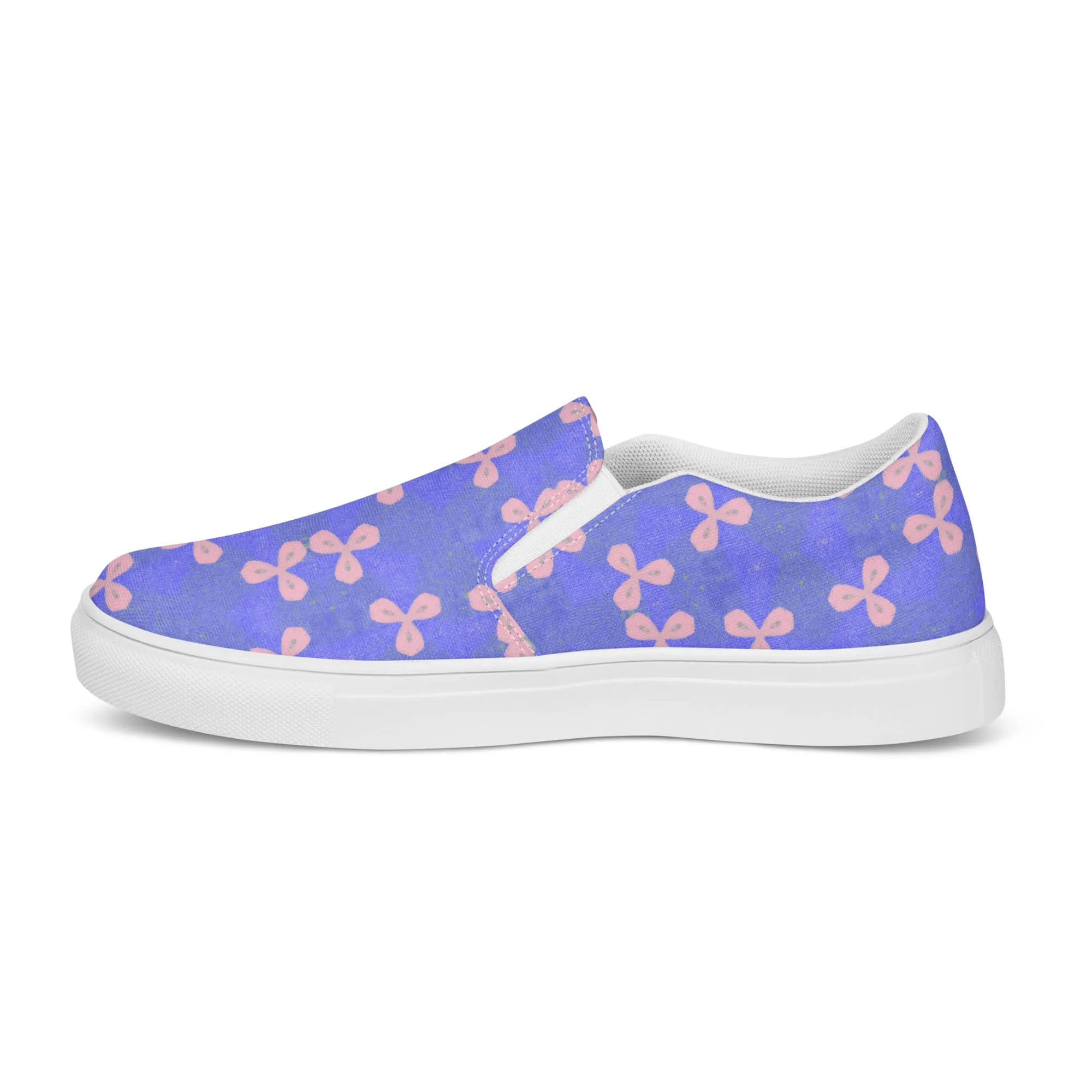 Women’s Floral Slip-On Canvas Shoes