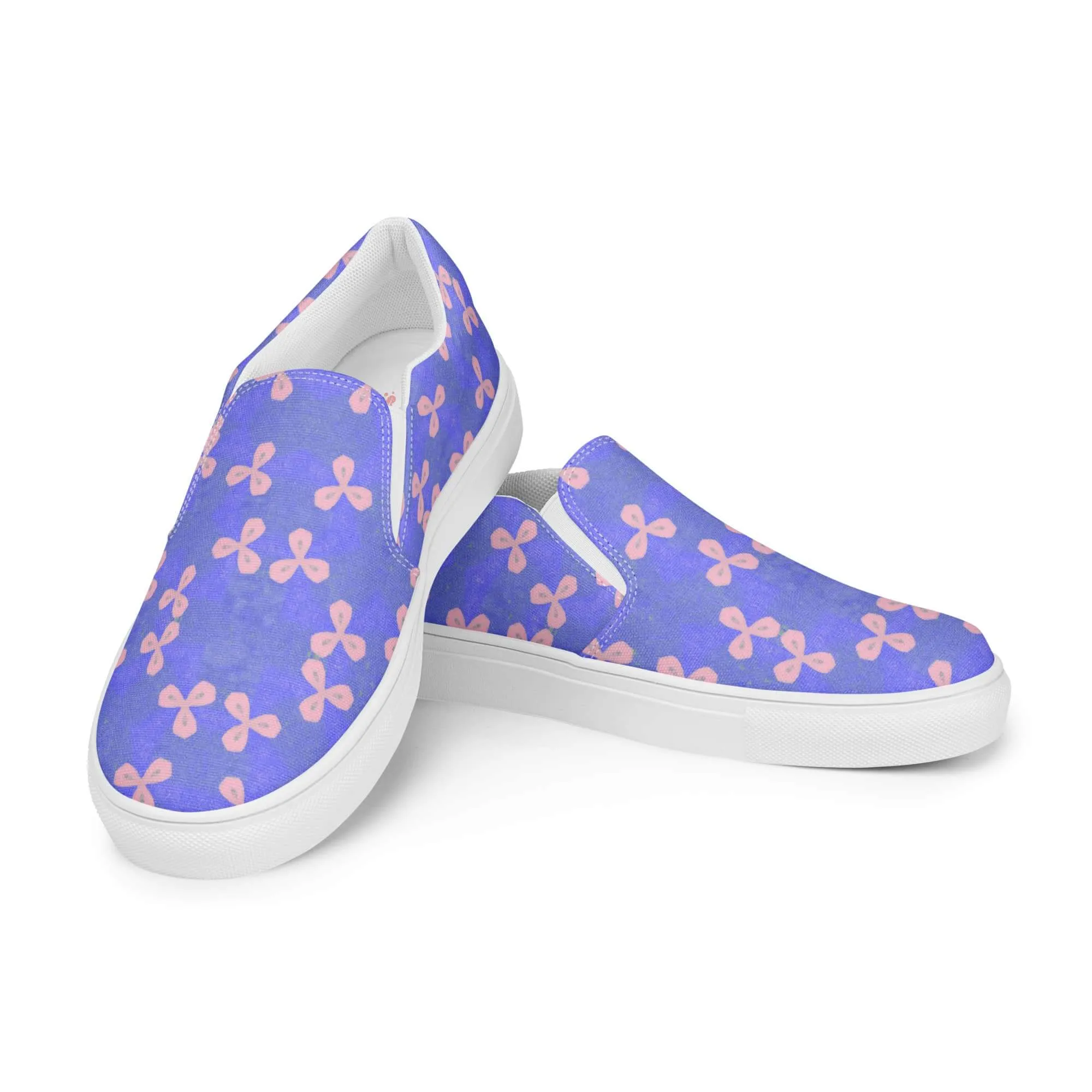 Women’s Floral Slip-On Canvas Shoes