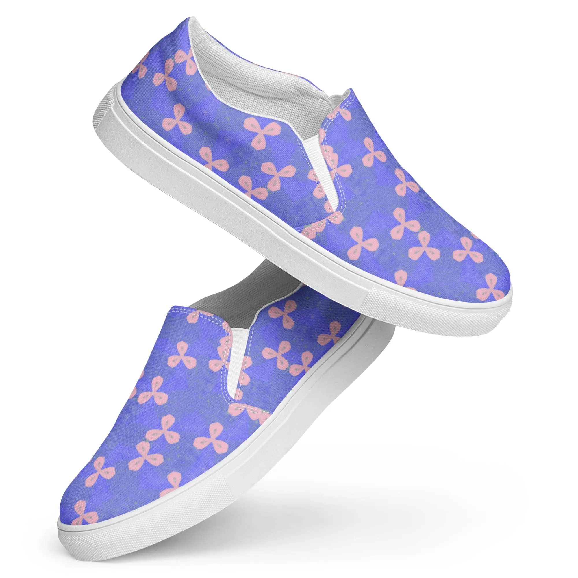 Women’s Floral Slip-On Canvas Shoes