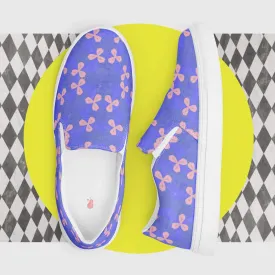 Women’s Floral Slip-On Canvas Shoes