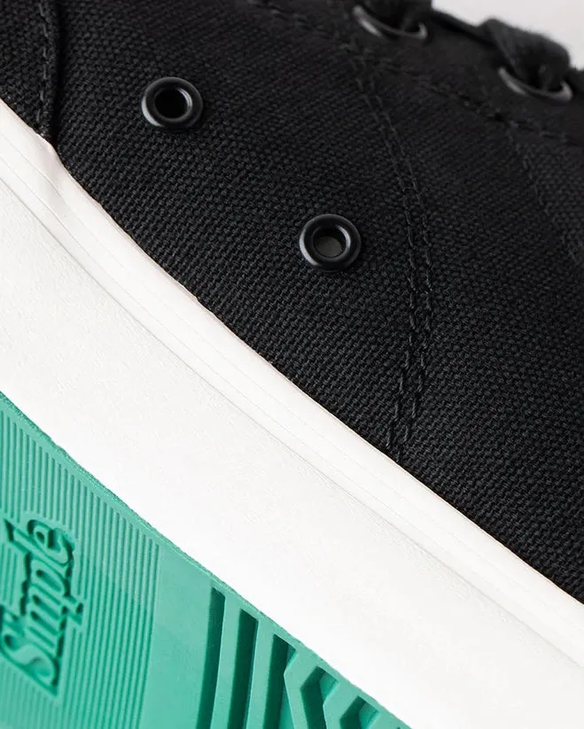 Womens S1 Low Canvas Shoes in Black