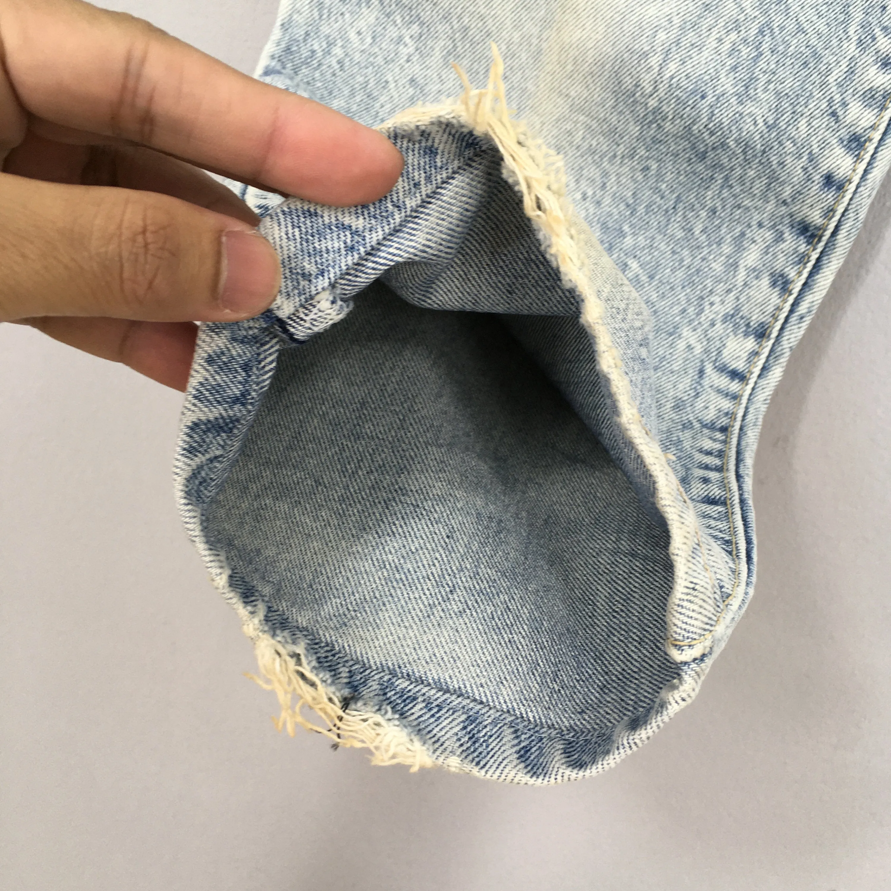 Wrangler Usa Acid Wash Blue Jeans Size 27x28