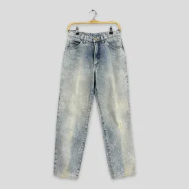 Wrangler Usa Acid Wash Blue Jeans Size 27x28