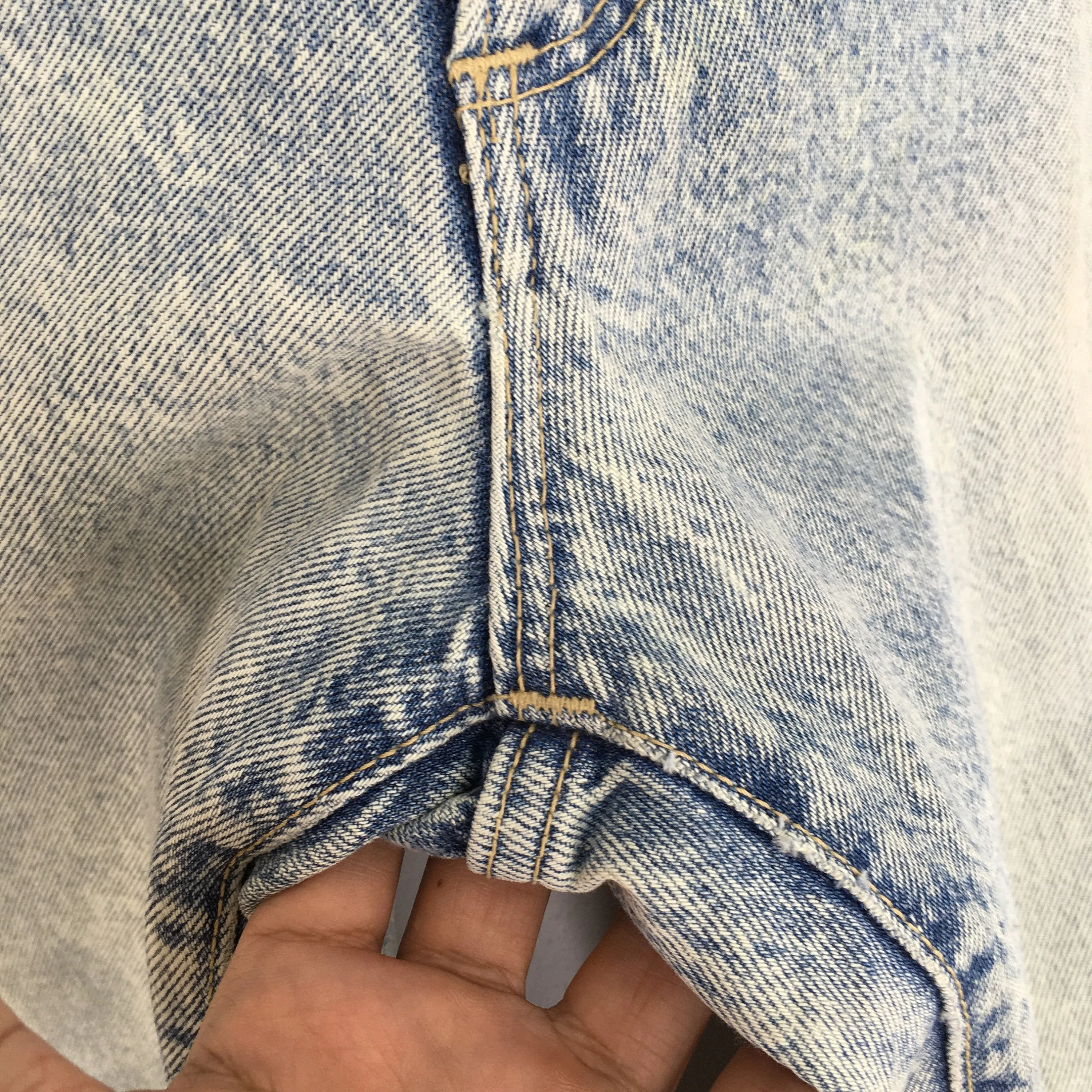 Wrangler Usa Acid Wash Blue Jeans Size 27x28